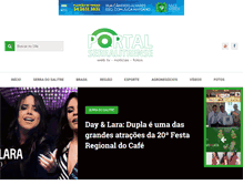 Tablet Screenshot of portalserralitrense.com.br